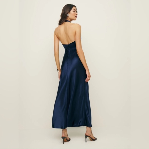 Reformation Navy Blue Maxi Dress - Picture 5 of 10